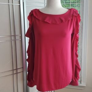 Ann Taylor Cold Shoulder Blouse